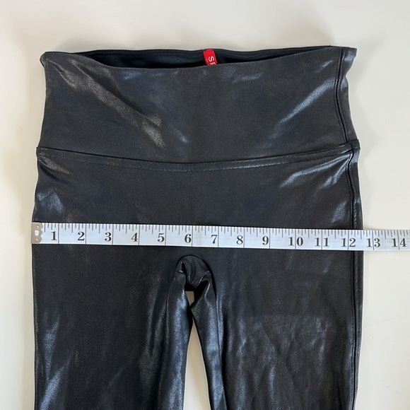 SPANX Faux Leather Leggings Black Sz S - Picture 13 of 16